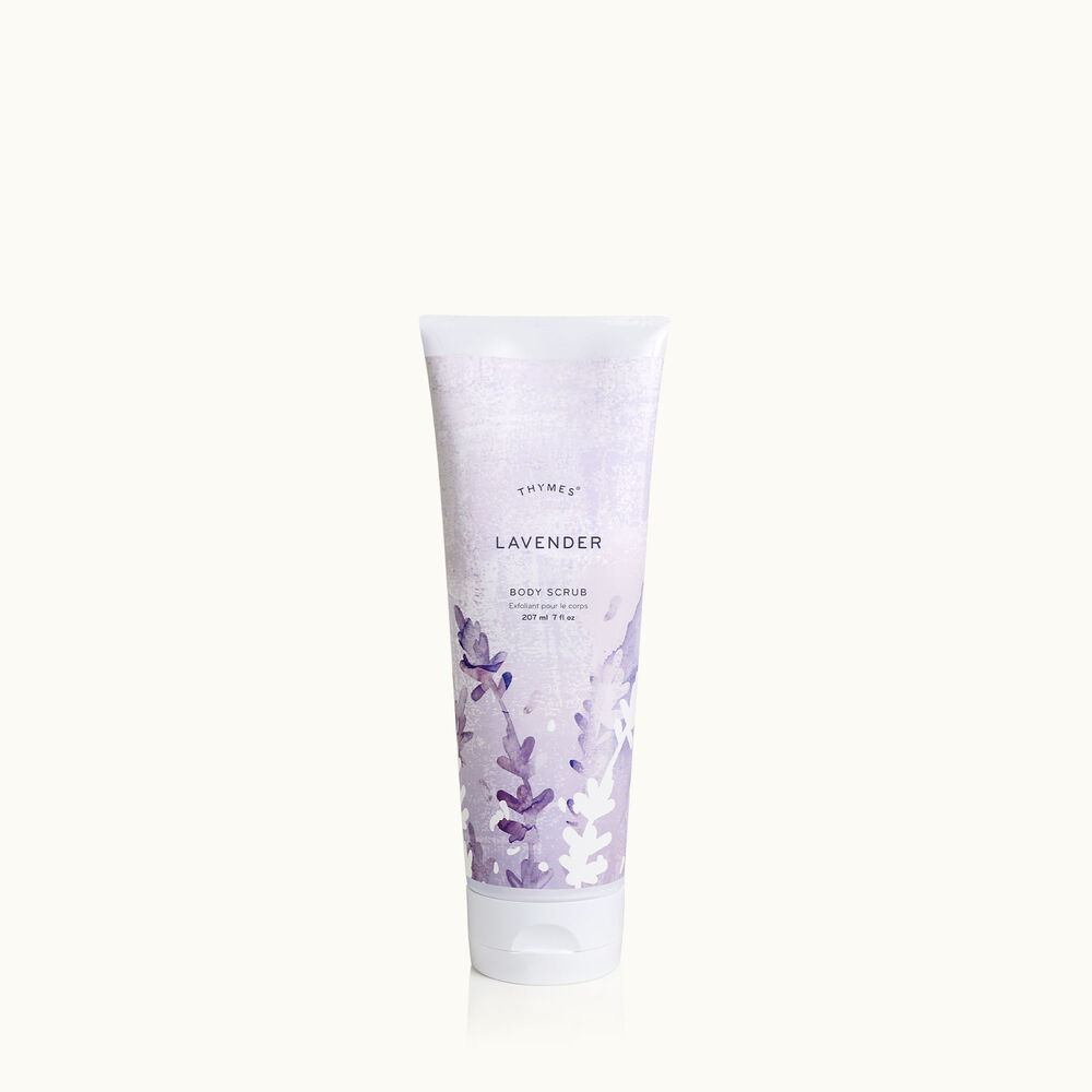 Thymes Lavender Body Scrub for exfoliation image number 0